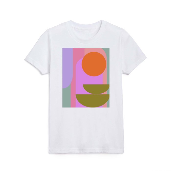 Abstract Geometry 123 Kids T Shirt