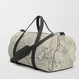 Moscow - 1745 vintage pictorial map Duffle Bag