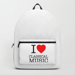 I Love Classical Music Backpack