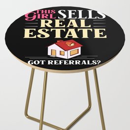 Real Estate Agent Realtor Investing Side Table
