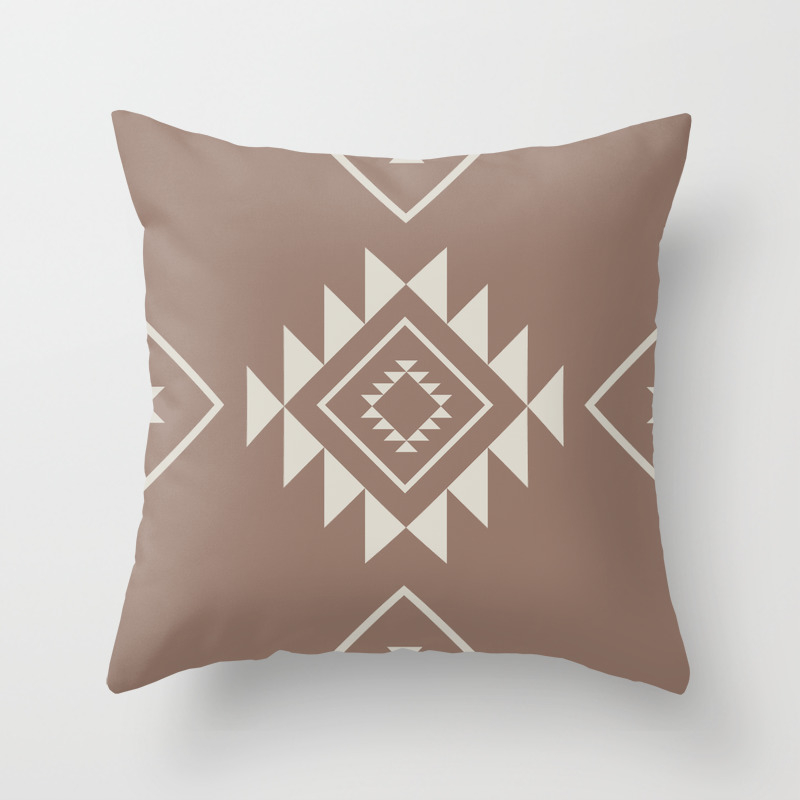 Aztec Print In Dust Throw Pillow By Nicoledavis Society6