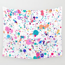 Ink Splatter Pattern Wall Tapestry