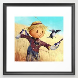 Incapable Scarecrow  Framed Art Print