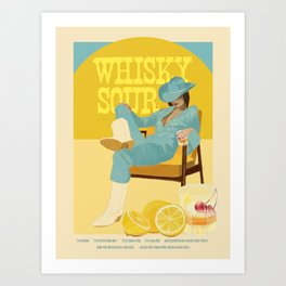 Whisky Sour Art Print