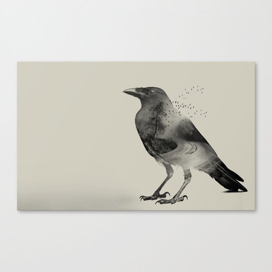 Raven Sky Canvas Print