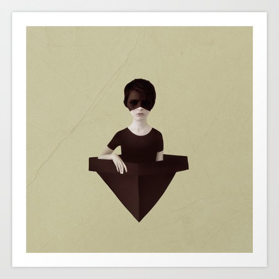 Ceci n'est pas un bateau Art Print