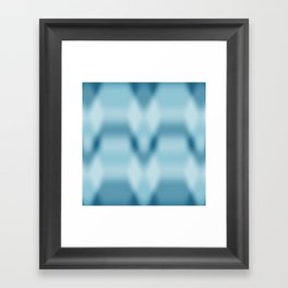 Blue Dyed Fabric | Framed Art Print