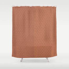 Terracotta drops Shower Curtain