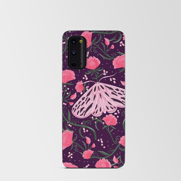 Moth pink pattern 001 Android Card Case