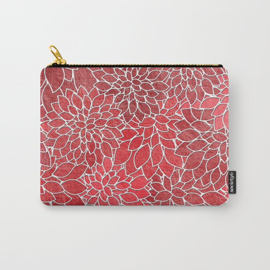 Floral Abstract 20 Carry-All Pouch