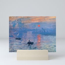 CLAUDE MONET, Impression, Sunrise. Mini Art Print