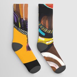 Queen is Black Socks | Feminist, Popart, Africa, Queen, Twists, Makeup, Feminism, Tribe, King, Painting 