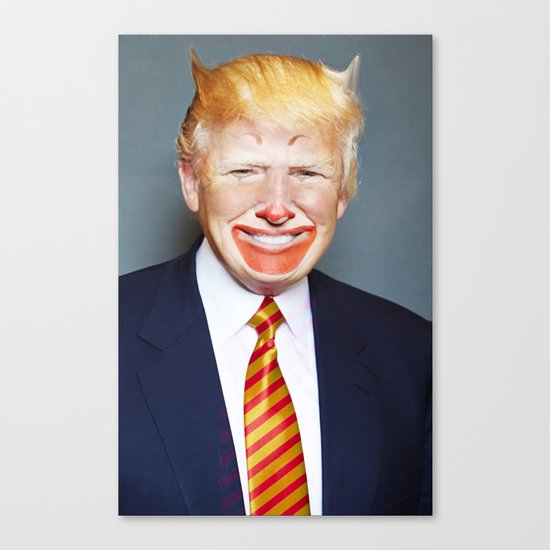 McDonald Trump Canvas Print