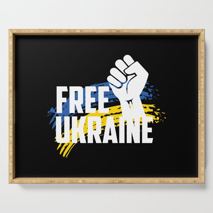 Free Ukraine Serving Tray