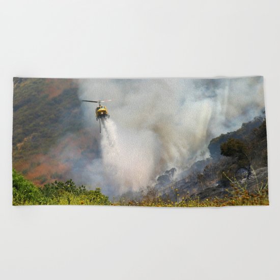 Barnett Fire Beach Towel