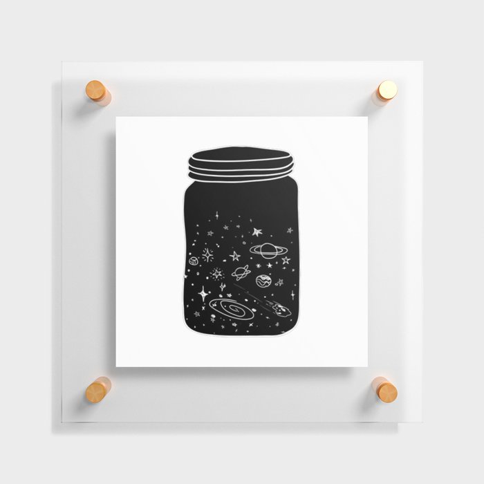 Universe in a Jar Floating Acrylic Print