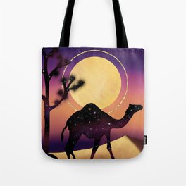 The Camel and the Joshua Tree Tote Bag