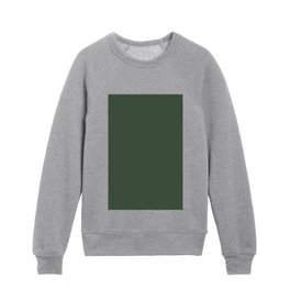 PINE FOREST SOLID COLOR Kids Crewneck