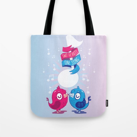 Love Birds Tote Bag