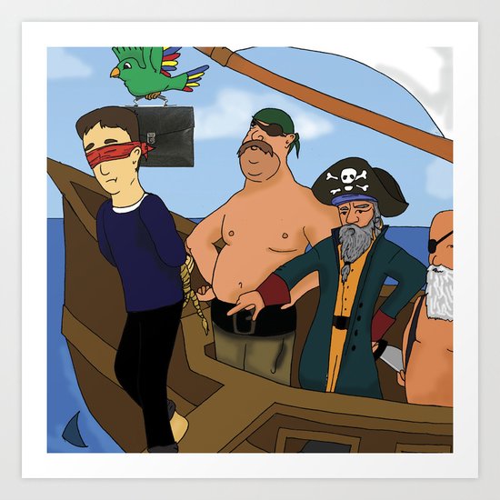 The Plank Art Print