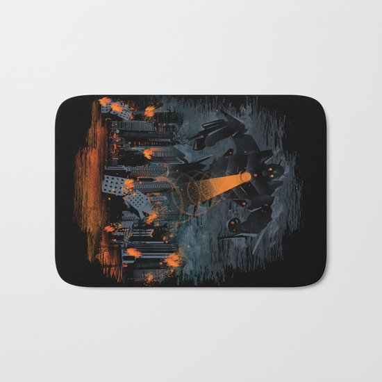 Evil Will Burn Bath Mat