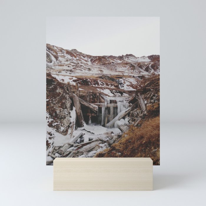 Frozen Falls Mini Art Print