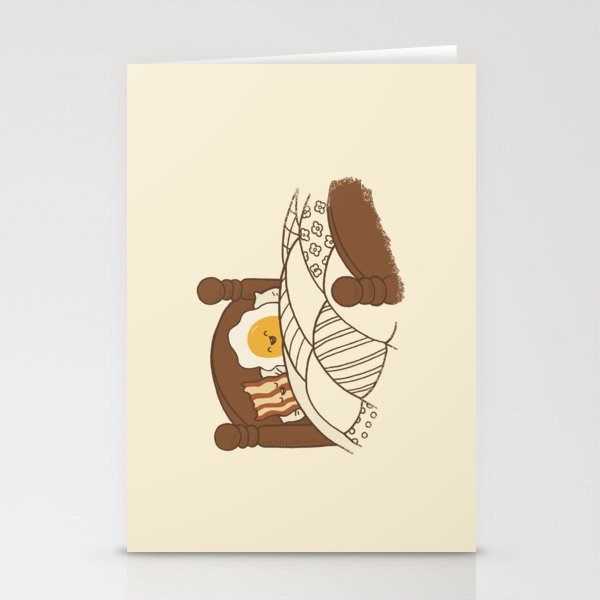 Breakfast In Bed Stationery Cards