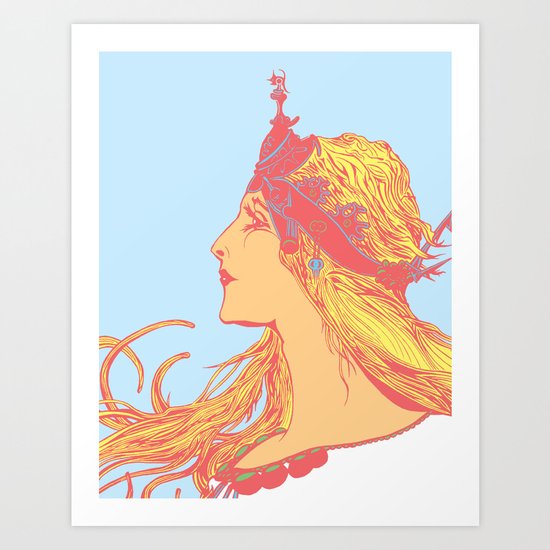 Princess Art Print