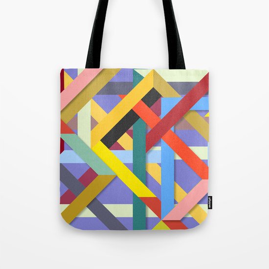 Abstract #225 Corners, Intersections & Dead Ends Tote Bag