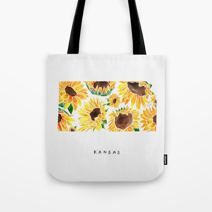 Kansas State Sunflowers Tote Bag