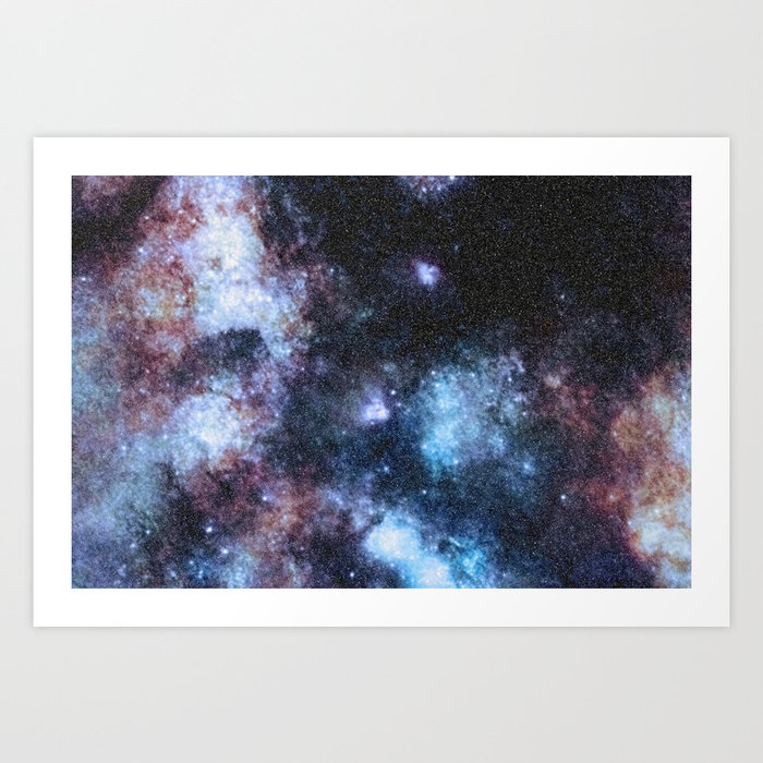 Milky Way galaxy, Night Sky Art Print