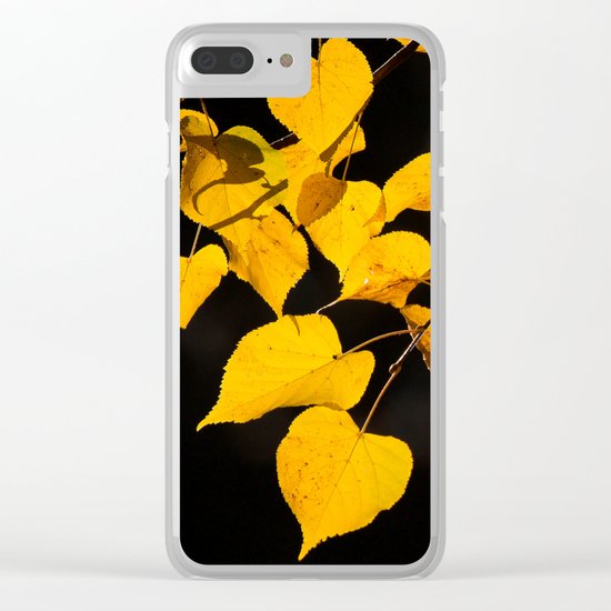 Autumn Foliage Clear iPhone Case