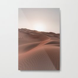 Sunset over the dunes Metal Print | Sunset, Explore, Abudhabi, Dunes, Travel, Color, Dubai, Photo, Uae, Orange 