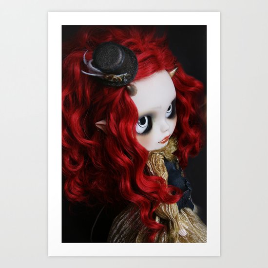 STEAMPUNK (Ooak BLYTHE Doll) Art Print