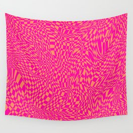 rainbow brain (pink/orange) Wall Tapestry