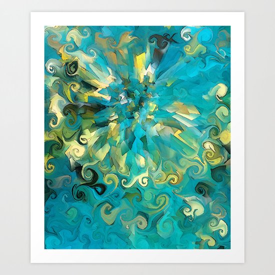 Fireworks Art Print
