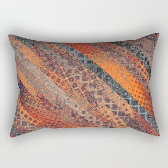 Orange Fantasy Rectangular Pillow