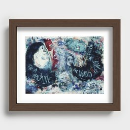 The World is not a Puzzle, it is a Machine Recessed Framed Print