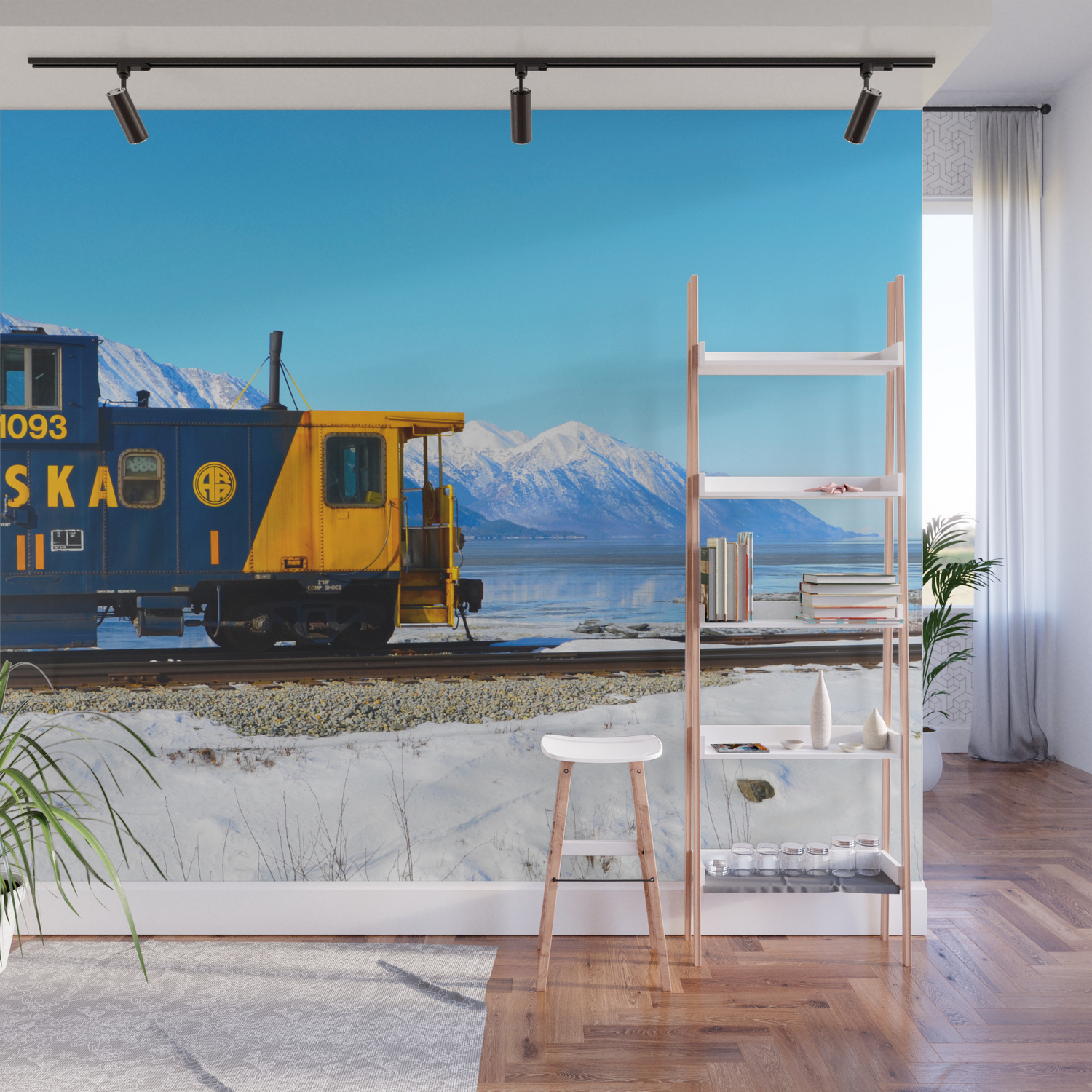 Train Wall Mural - Wallpaper Collection