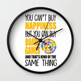 Board Games Gamer Dice RPG Tabletop gifts Wall Clock
