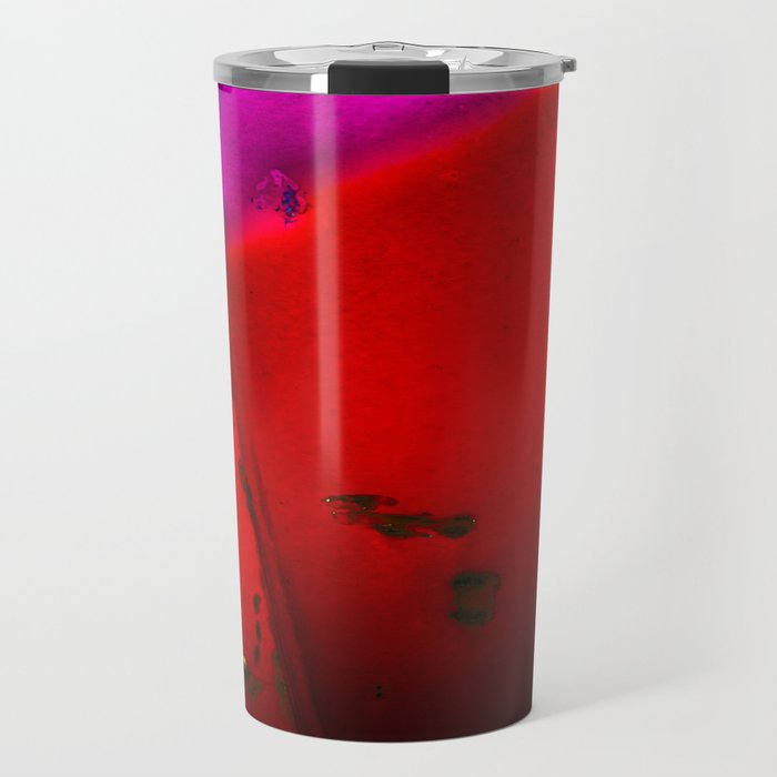 Purple,Red and Black Travel Mug