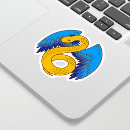 Cambiare Golden Serpent Sticker
