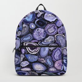Agate crystals Backpack