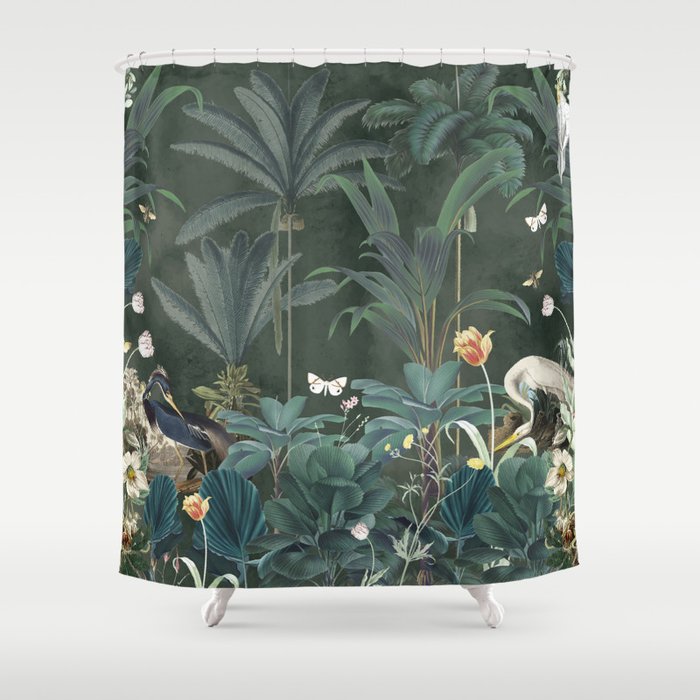 Tropical Jungle Shower Curtain