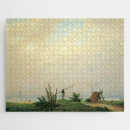 Caspar David Friedrich - Seashore with fisherman Jigsaw Puzzle