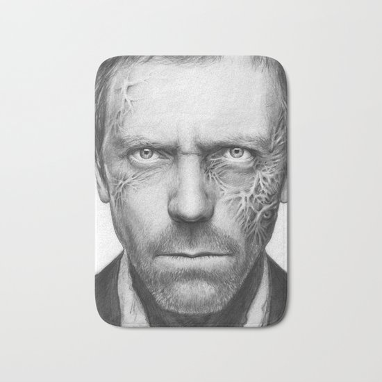 Hugh Laurie from House MD Doctor House Bath Mat
