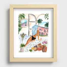 A Peaceful Morning Recessed Framed Print