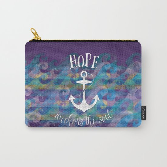 Hope Anchors the Soul Carry-All Pouch