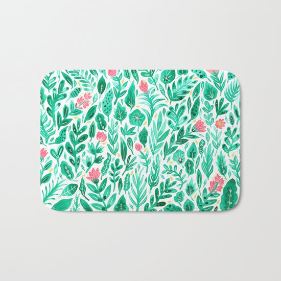 June Blooms Bath Mat