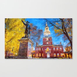 Philadelphia Independence Hall Canvas Print